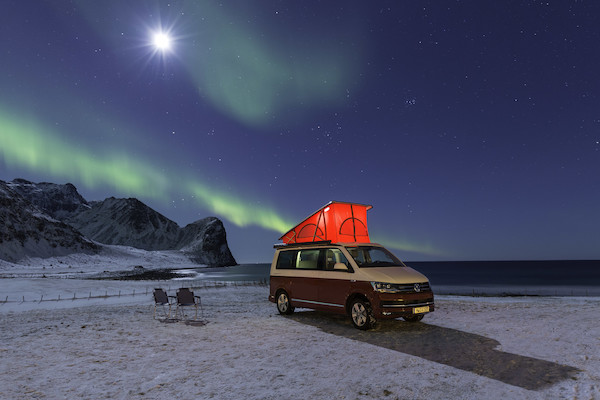 Volkswagen California - Lofoty, Norwegia